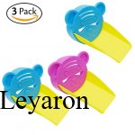 Leyaron Faucet Extender Sink Handle Extender, Safe Fun Hand-washing Solution for Babies, Toddlers, Kids and Children, Teach Your Kids Good Sanitation Habits, Set of 3, Bear